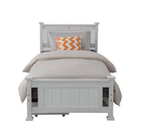 Darrahopens Furniture > Outdoor Double Solid Pine Timber Bed Frame – White