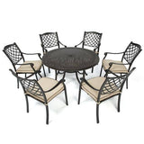 darrahopens Furniture > Outdoor Fiji Metal Outdoor Dining table