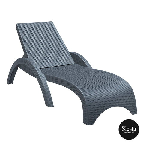 Darrahopens Furniture > Outdoor Fiji Sunlounger - Anthracite