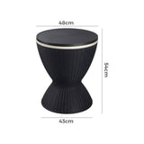 Darrahopens Furniture > Outdoor Garden Ice Cooler Table (Black)