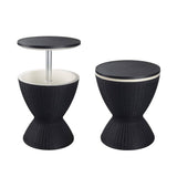 Darrahopens Furniture > Outdoor Garden Ice Cooler Table (Black)