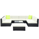 darrahopens Furniture > Outdoor Gardeon 10PC Outdoor Furniture Sofa Set Wicker Garden Patio Lounge