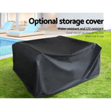 darrahopens Furniture > Outdoor Gardeon 10PC Sofa Set with Storage Cover Outdoor Furniture Wicker