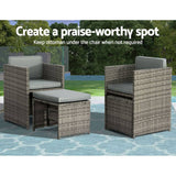 Darrahopens Furniture > Outdoor Gardeon 11 PCS Outdoor Dining Set Table Chairs Patio Lounge Setting Furniture