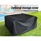 darrahopens Furniture > Outdoor Gardeon 12PC Sofa Set with Storage Cover Outdoor Furniture Wicker