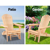 darrahopens Furniture > Outdoor Gardeon 3 Piece Outdoor Beach Chair and Table Set