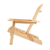 darrahopens Furniture > Outdoor Gardeon 3 Piece Wooden Outdoor Beach Chair and Table Set