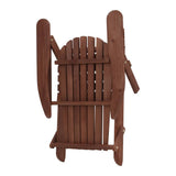 darrahopens Furniture > Outdoor Gardeon 3PC Outdoor Setting Beach Chairs Table Wooden Adirondack Lounge Garden