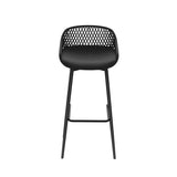 Darrahopens Furniture > Outdoor Gardeon 4pcs Outdoor Bar Stools Plastic Metal Bistro Patio Dining Chair Balcony