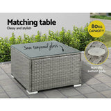 Darrahopens Furniture > Outdoor Gardeon 5-Piece Outdoor Furniture Sofa Set Wicker Lounge Setting Table Chairs