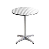 darrahopens Furniture > Outdoor Gardeon 6pcs Outdoor Bar Table Furniture Adjustable Aluminium Cafe Table Round