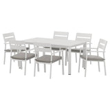 Darrahopens Furniture > Outdoor Gardeon 7 Piece Outdoor Dining Set Aluminum Table Chairs 6-seater Lounge Setting