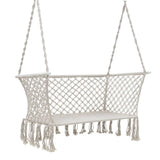 darrahopens Furniture > Outdoor Gardeon Camping Hammock Chair Patio 2 Person Swing Hammocks Double Portable Cream