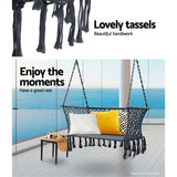 darrahopens Furniture > Outdoor Gardeon Camping Hammock Chair Patio 2 Person Swing Hammocks Double Portable Rope
