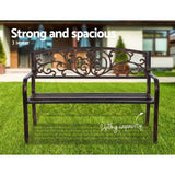 darrahopens Furniture > Outdoor Gardeon Cast Iron Garden Bench - Bronze