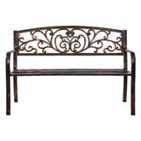 darrahopens Furniture > Outdoor Gardeon Cast Iron Garden Bench - Bronze