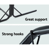 darrahopens Furniture > Outdoor Gardeon Double Hammock Chair Stand Steel Frame 2 Person Outdoor Heavy Duty 200KG