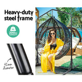 darrahopens Furniture > Outdoor Gardeon Double Hammock Chair Stand Steel Frame 2 Person Outdoor Heavy Duty 200KG