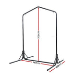 darrahopens Furniture > Outdoor Gardeon Double Hammock Chair Stand Steel Frame 2 Person Outdoor Heavy Duty 200KG