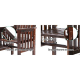 darrahopens Furniture > Outdoor Gardeon Garden Bench Chair Table Loveseat Wooden Outdoor Furniture Patio Park Charcoal Brown