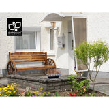 darrahopens Furniture > Outdoor Gardeon Garden Bench Wooden Wagon Chair 3 Seat Outdoor Furniture Backyard Lounge