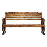 darrahopens Furniture > Outdoor Gardeon Garden Bench Wooden Wagon Chair 3 Seat Outdoor Furniture Backyard Lounge