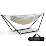 darrahopens Furniture > Outdoor Gardeon Hammock Bed with Steel Frame Stand
