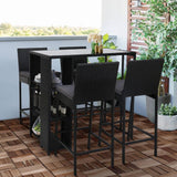 darrahopens Furniture > Outdoor Gardeon Outdoor Bar Set Table Stools Furniture Dining Chairs Wicker Patio Garden