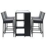darrahopens Furniture > Outdoor Gardeon Outdoor Bar Set Table Stools Furniture Dining Chairs Wicker Patio Garden