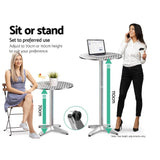 darrahopens Furniture > Outdoor Gardeon Outdoor Bar Table Indoor Furniture Adjustable Aluminium Round 70/110cm