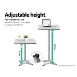 darrahopens Furniture > Outdoor Gardeon Outdoor Bistro Set Bar Table Stools Adjustable Aluminium Cafe 3PC Square