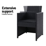 darrahopens Furniture > Outdoor Gardeon Outdoor Chairs Dining Patio Furniture Lounge Setting Wicker Garden