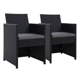darrahopens Furniture > Outdoor Gardeon Outdoor Chairs Dining Patio Furniture Lounge Setting Wicker Garden