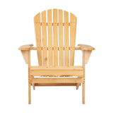 darrahopens Furniture > Outdoor Gardeon Outdoor Chairs Furniture Beach Chair Lounge Wooden Adirondack Garden Patio