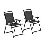 Darrahopens Furniture > Outdoor Gardeon Outdoor Chairs Portable Folding Camping Chair Steel Patio Furniture