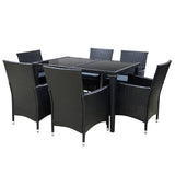 darrahopens Furniture > Outdoor Gardeon Outdoor Furniture 7pcs Dining Set