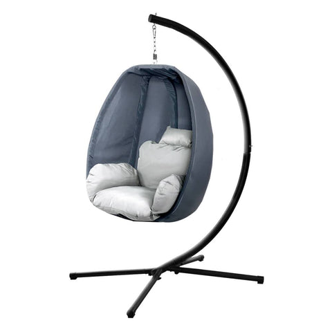 darrahopens Furniture > Outdoor Gardeon Outdoor Furniture Egg Hammock Hanging Swing Chair Pod Lounge Chairs