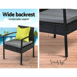 Darrahopens Furniture > Outdoor Gardeon Outdoor Furniture Lounge Setting Garden Patio Wicker Cover Table Chairs