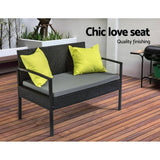 Darrahopens Furniture > Outdoor Gardeon Outdoor Furniture Lounge Setting Garden Patio Wicker Cover Table Chairs