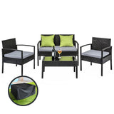 Darrahopens Furniture > Outdoor Gardeon Outdoor Furniture Lounge Setting Garden Patio Wicker Cover Table Chairs