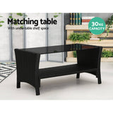 darrahopens Furniture > Outdoor Gardeon Outdoor Furniture Lounge Table Chairs Garden Patio Wicker Sofa Set