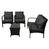 darrahopens Furniture > Outdoor Gardeon Outdoor Furniture Lounge Table Chairs Garden Patio Wicker Sofa Set