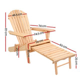 darrahopens Furniture > Outdoor Gardeon Outdoor Furniture Sun Lounge Chairs Beach Chair Recliner Adirondack Patio Garden