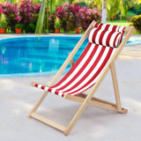 darrahopens Furniture > Outdoor Gardeon Outdoor Furniture Sun Lounge Wooden Beach Chairs Deck Chair Folding Patio