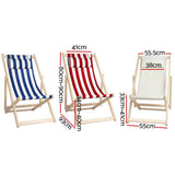 darrahopens Furniture > Outdoor Gardeon Outdoor Furniture Sun Lounge Wooden Beach Chairs Deck Chair Folding Patio