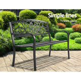 darrahopens Furniture > Outdoor Gardeon Outdoor Garden Bench - Black