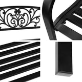 darrahopens Furniture > Outdoor Gardeon Outdoor Garden Bench - Black
