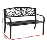darrahopens Furniture > Outdoor Gardeon Outdoor Garden Bench - Black