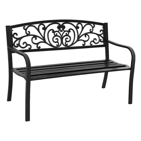 darrahopens Furniture > Outdoor Gardeon Outdoor Garden Bench - Black