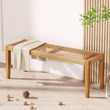 Darrahopens Furniture > Outdoor Gardeon Outdoor Garden Bench Seat Dining Acacia Wood 2-Seater Patio Furniture